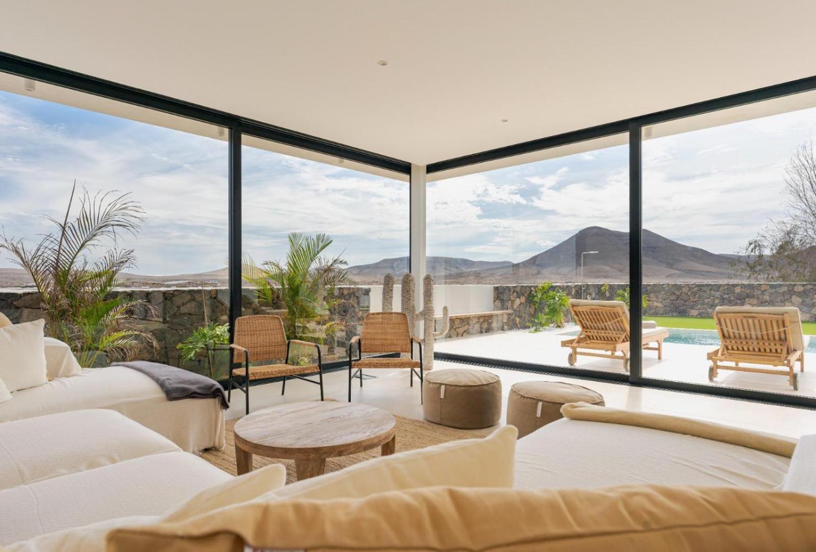 Villa Calma, Vistas A Volcanes Y Atardecer Lajares Exterior foto
